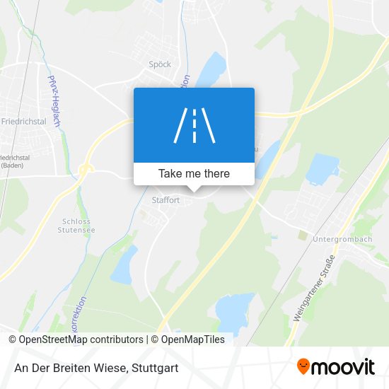 An Der Breiten Wiese map