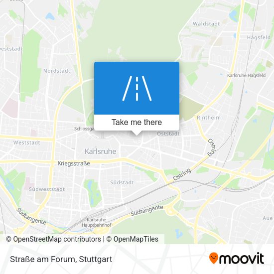 Straße am Forum map