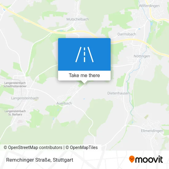 Карта Remchinger Straße