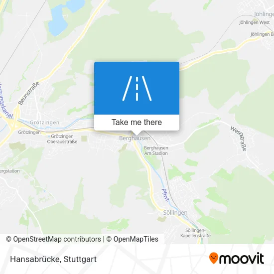 Hansabrücke map