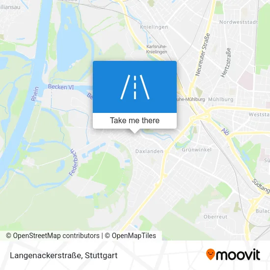 Карта Langenackerstraße