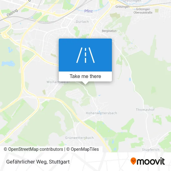 Карта Gefährlicher Weg