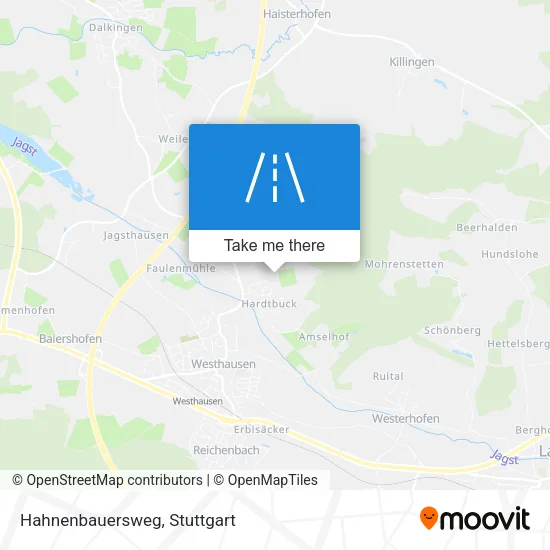 Hahnenbauersweg map