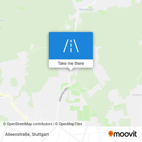 Карта Alleenstraße