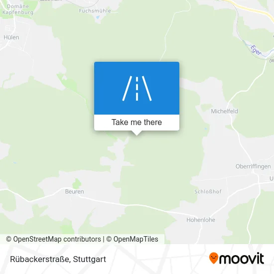 Rübackerstraße map