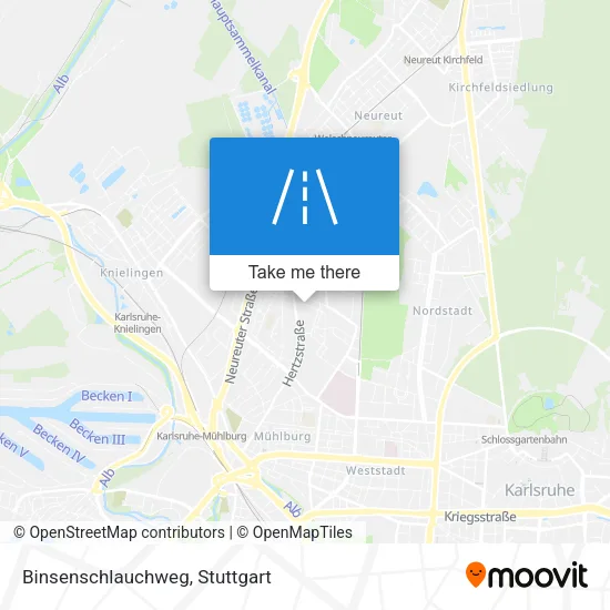 Карта Binsenschlauchweg