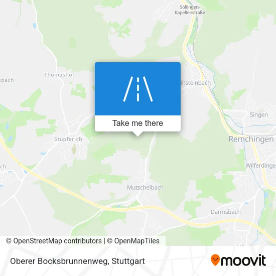 Карта Oberer Bocksbrunnenweg
