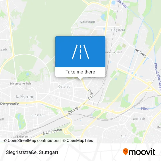 Карта Siegriststraße