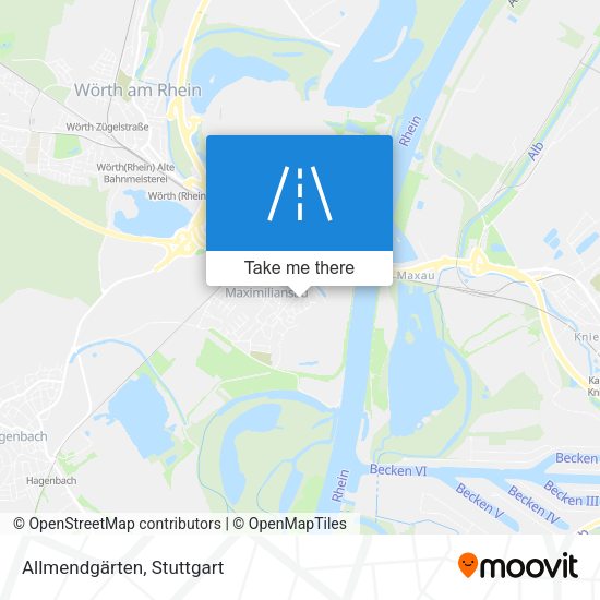 Allmendgärten map