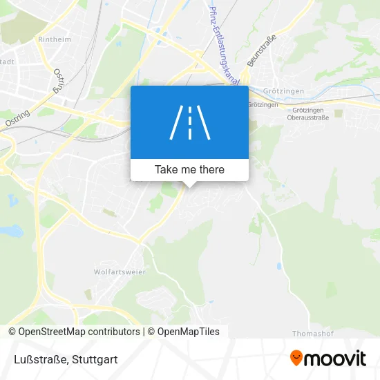Lußstraße map