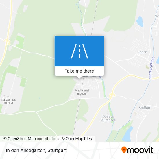 In den Alleegärten map