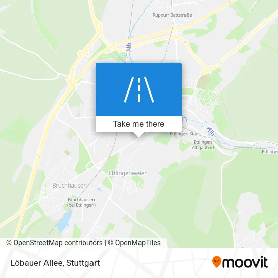Карта Löbauer Allee
