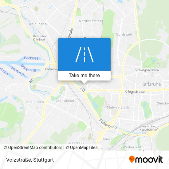 Карта Volzstraße