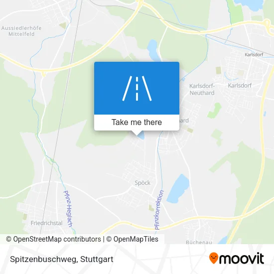 Карта Spitzenbuschweg