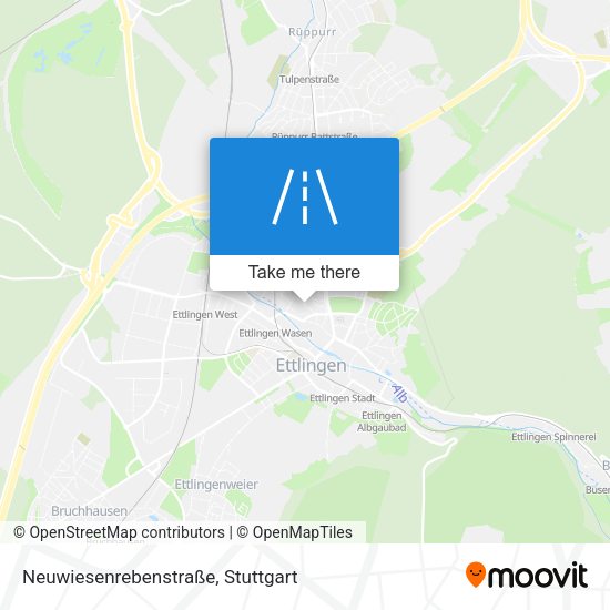 Neuwiesenrebenstraße map