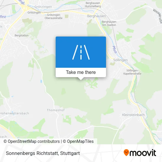 Карта Sonnenbergs Richtstatt