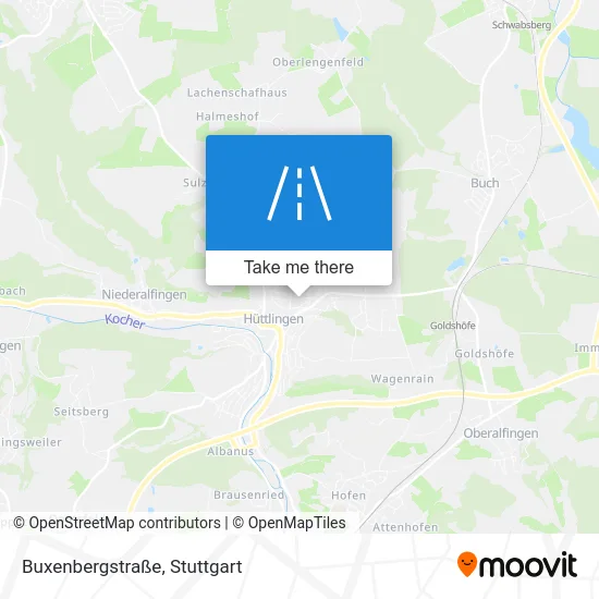 Карта Buxenbergstraße