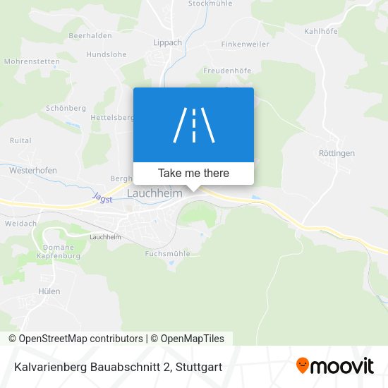 Kalvarienberg Bauabschnitt 2 map