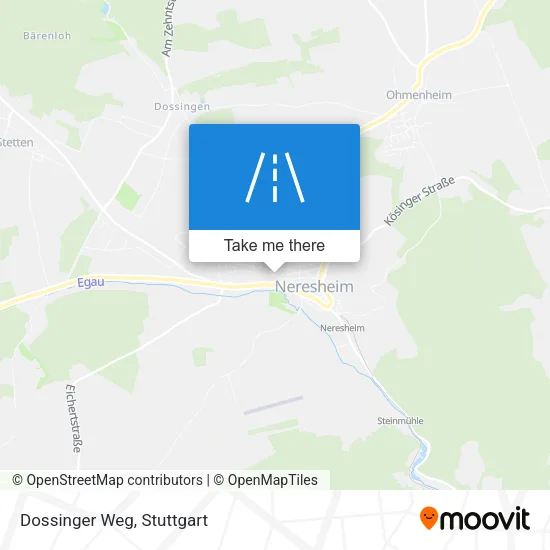 Карта Dossinger Weg