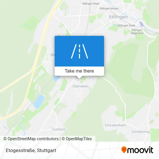Карта Etogesstraße
