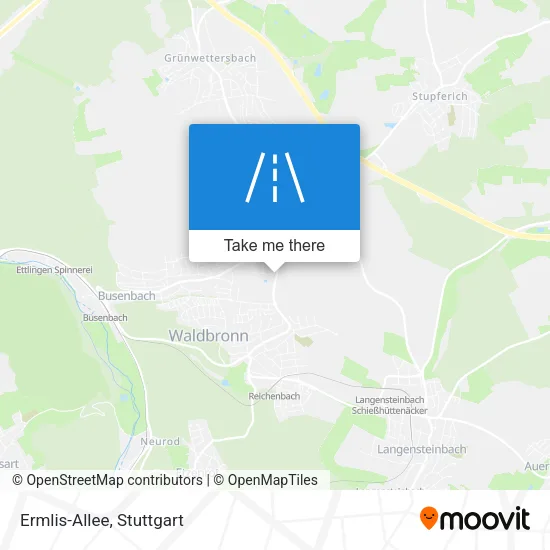 Карта Ermlis-Allee