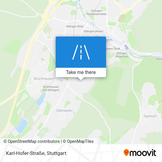 Karl-Hofer-Straße map