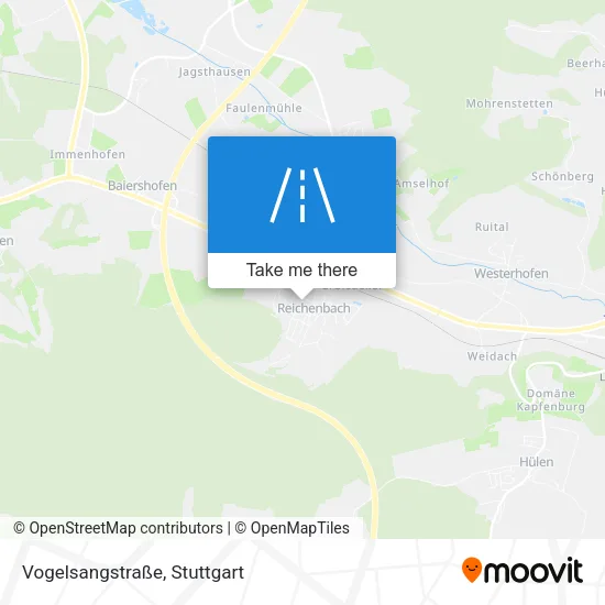 Карта Vogelsangstraße