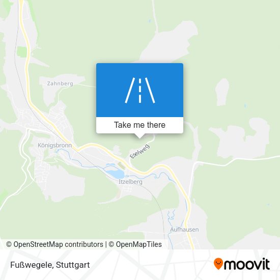 Карта Fußwegele