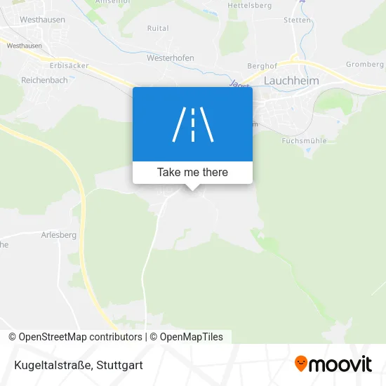 Карта Kugeltalstraße