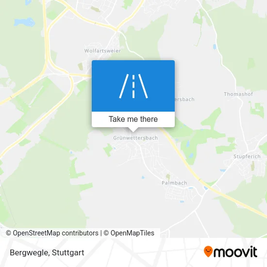 Карта Bergwegle