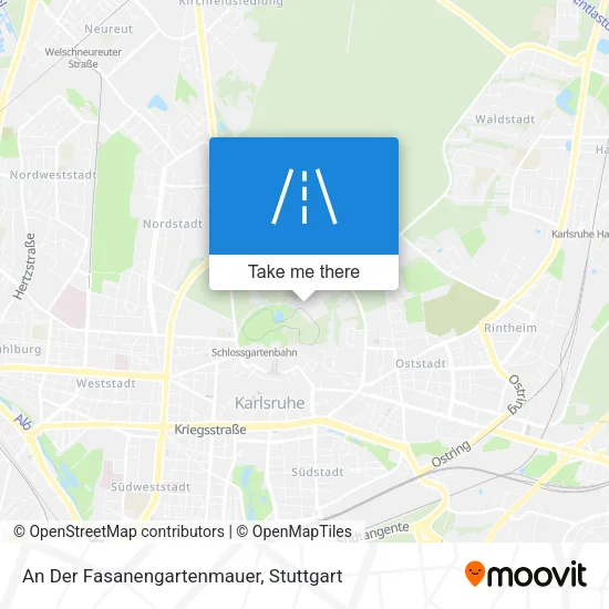 Карта An Der Fasanengartenmauer