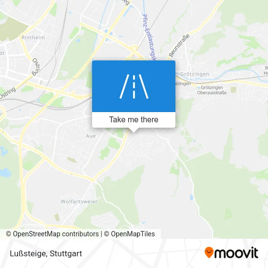 Lußsteige map