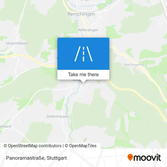 Карта Panoramastraße