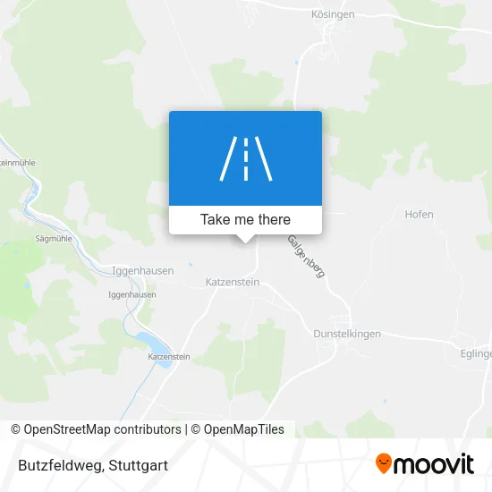 Карта Butzfeldweg