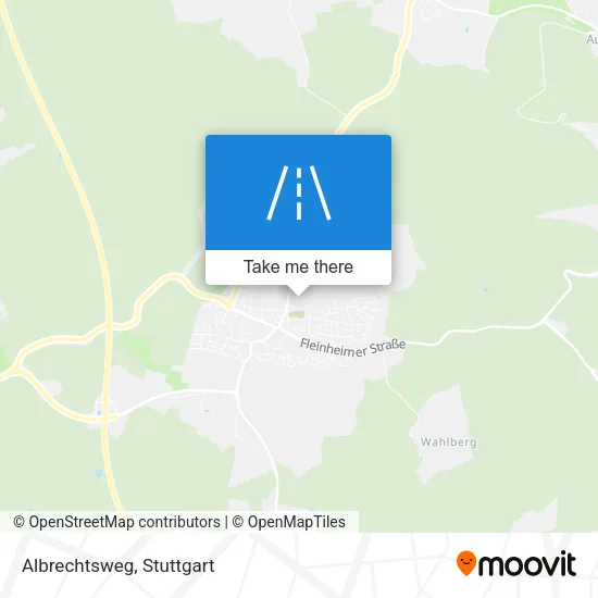 Albrechtsweg map