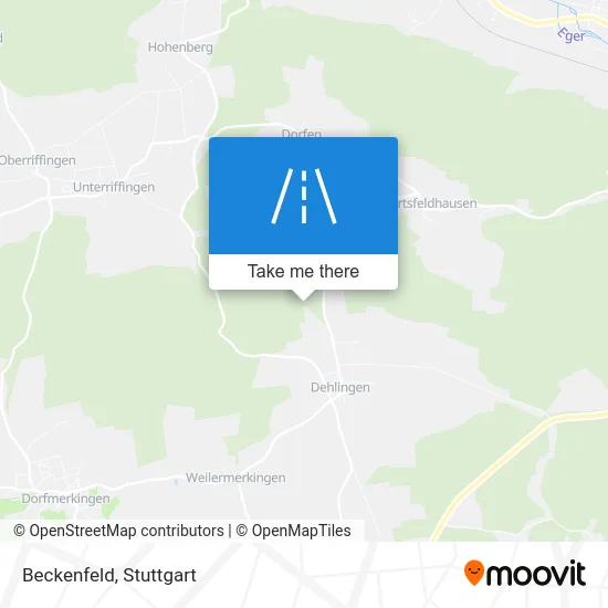 Карта Beckenfeld