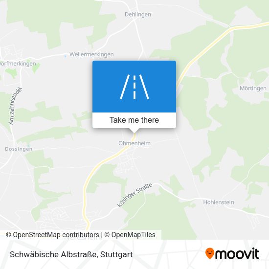 Schwäbische Albstraße map