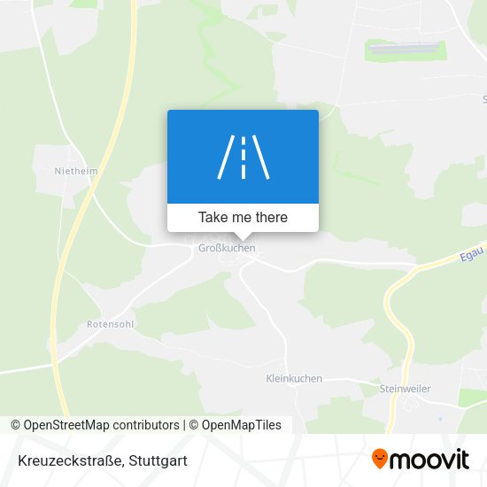 Kreuzeckstraße map
