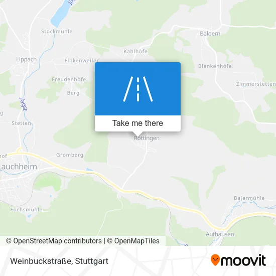 Карта Weinbuckstraße