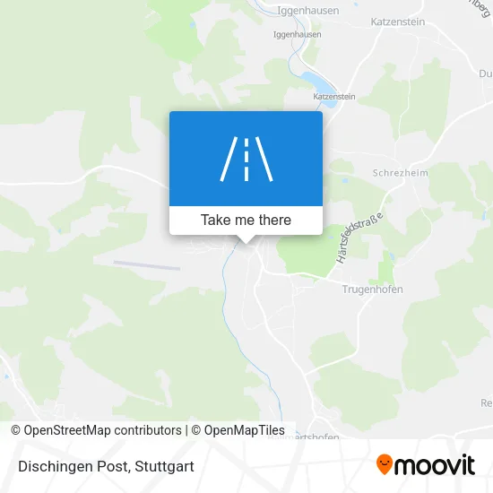 Карта Dischingen Post