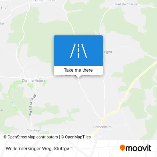 Карта Weilermerkinger Weg