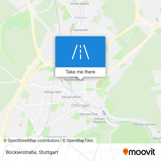 Böcklerstraße map