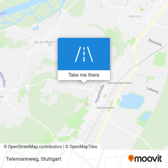 Карта Telemannweg