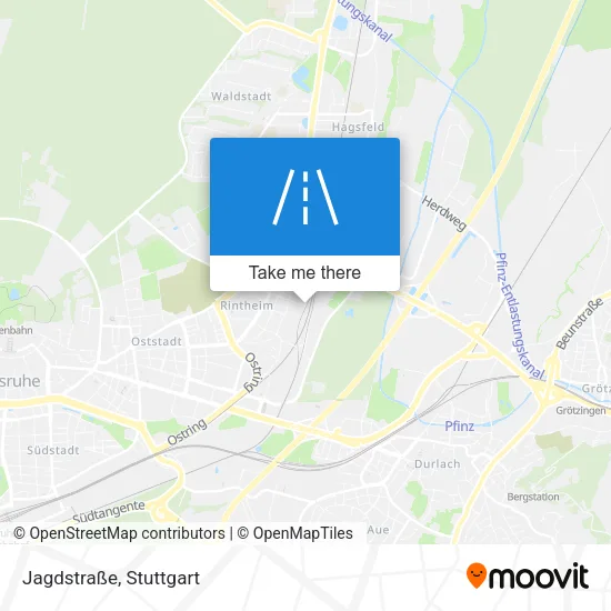 Карта Jagdstraße