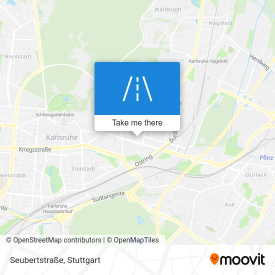 Карта Seubertstraße