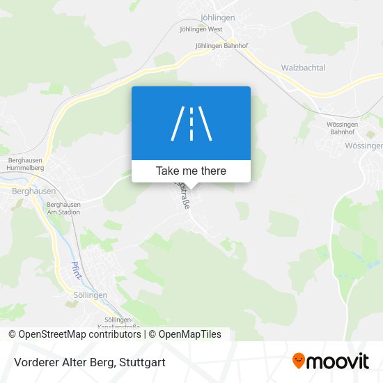 Vorderer Alter Berg map