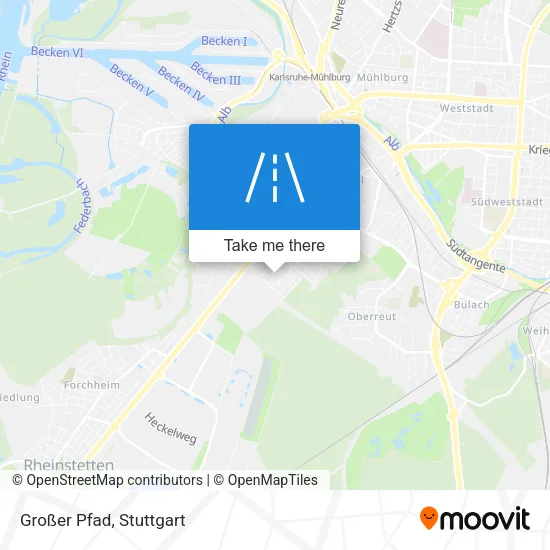 Карта Großer Pfad