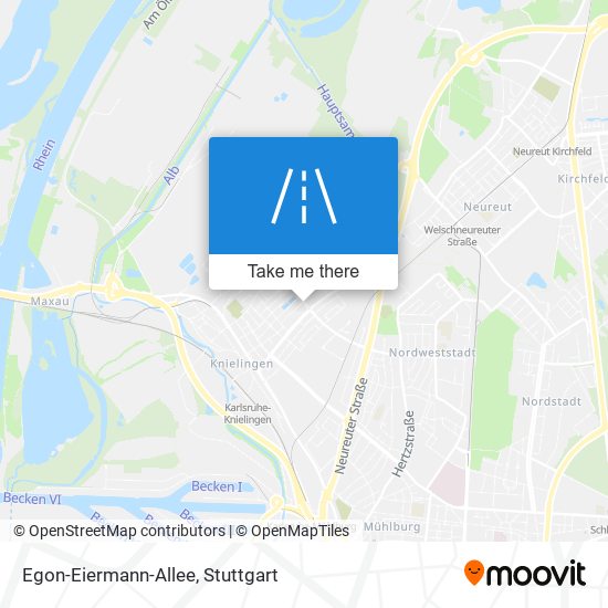 Карта Egon-Eiermann-Allee