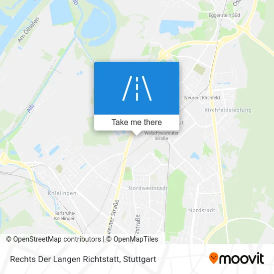 Карта Rechts Der Langen Richtstatt