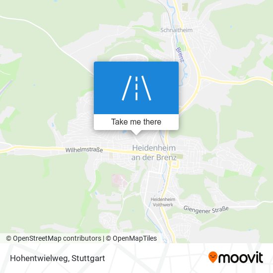 Hohentwielweg map